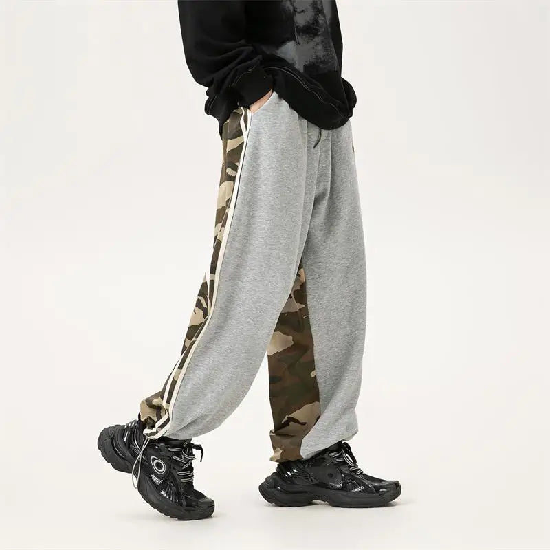 Hip Hop Camouflage Stitch Pants