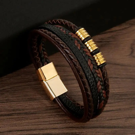 Classic Men's Leather Bracelet