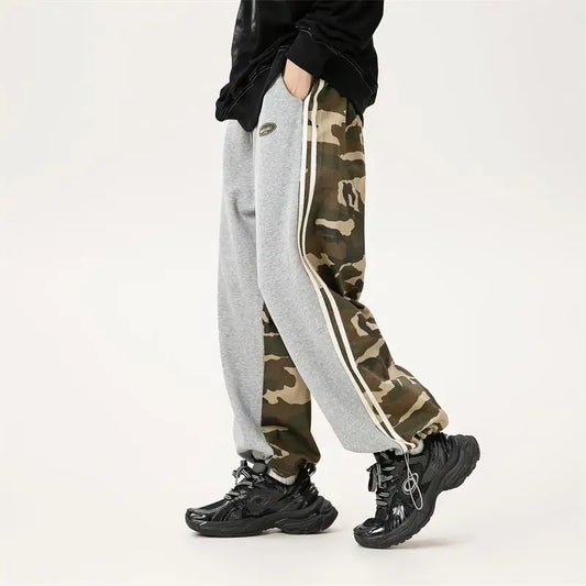 Hip Hop Camouflage Stitch Pants