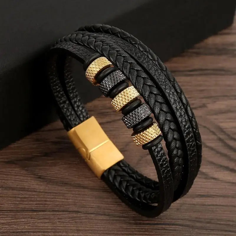 Classic Men's Leather Bracelet