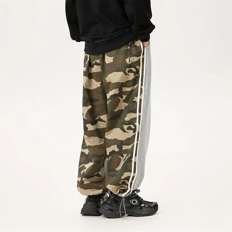 Hip Hop Camouflage Stitch Pants