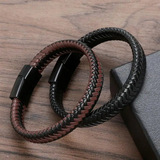 Braided Leather Bracelet