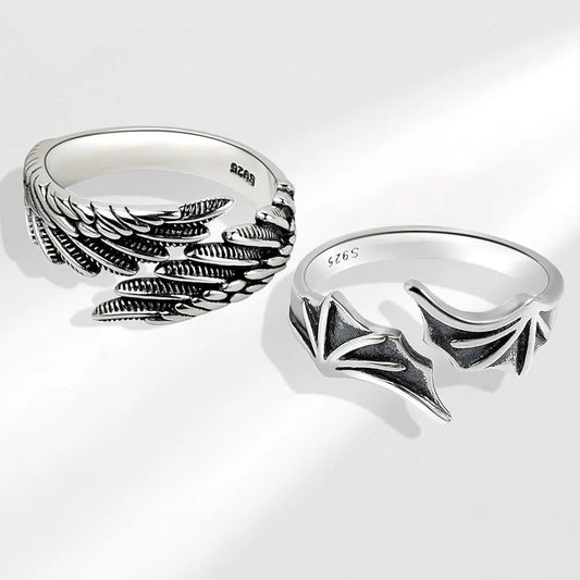 Couple Angel Demon Wing Ring